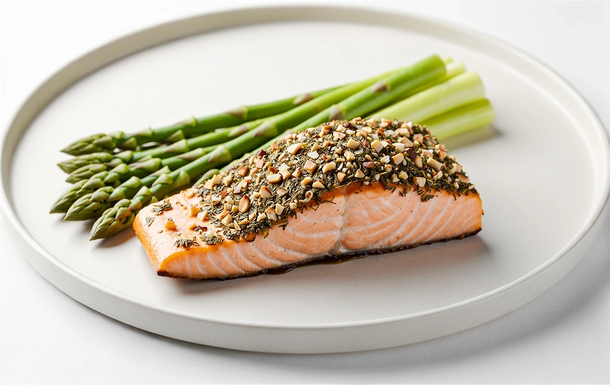 Pečený losos s bylinkami